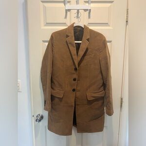 Banana Republic Tan Peacoat Small